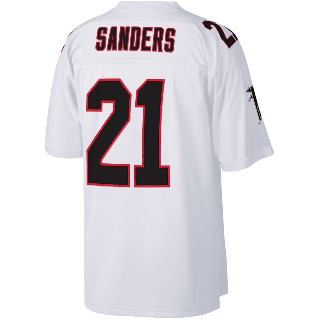 Deion Sanders Atlanta Falcons Big & Tall 1992 Retired Player Replica Jersey - Black