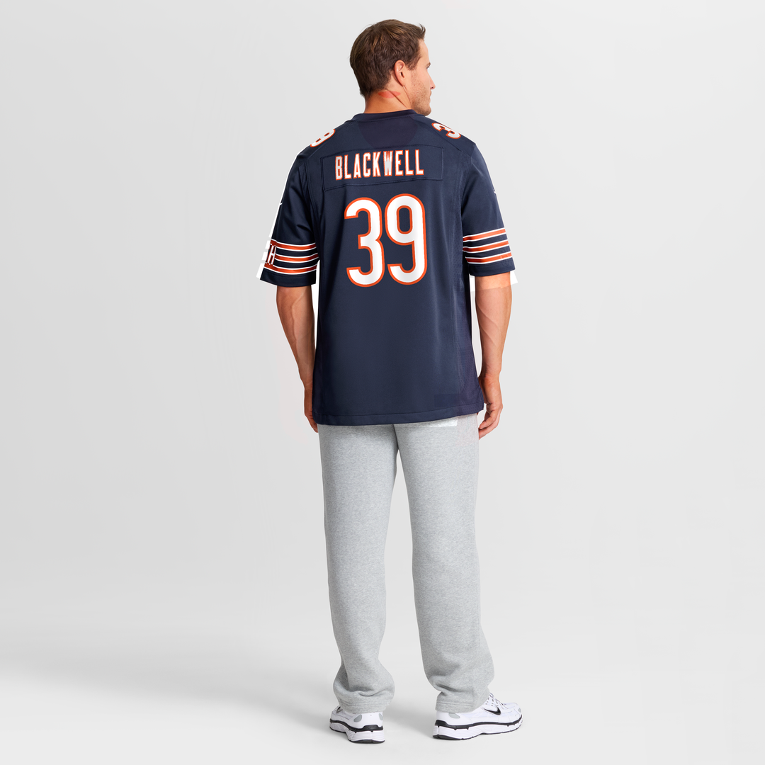 Josh Blackwell Chicago Bears Game Player Jersey - Navy