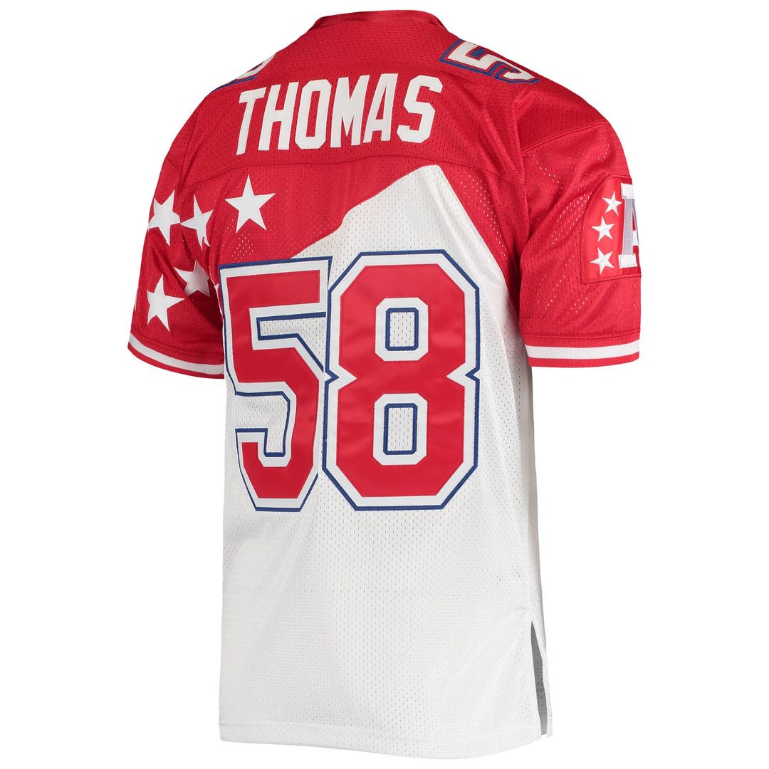 Derrick Thomas AFC 1995 Pro Bowl Authentic Jersey - White/Red