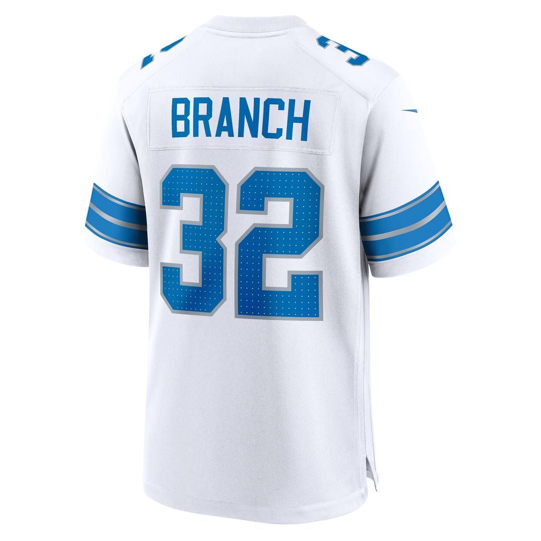 Brian Branch Detroit Lions Game Jersey - Blue