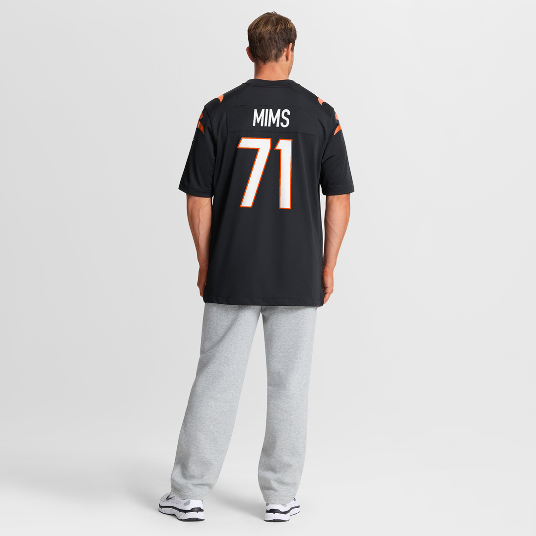 Amarius Mims Cincinnati Bengals Player Game Jersey - Black