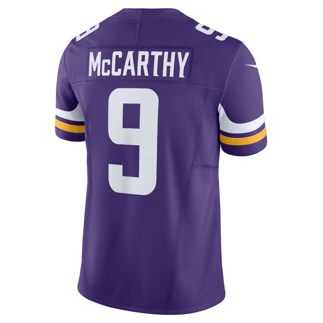 J.J. McCarthy Minnesota Vikings Vapor F.U.S.E. Limited Jersey - White