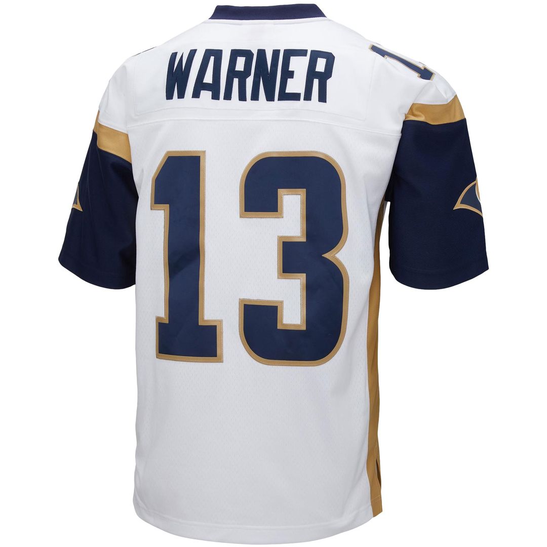 Kurt Warner Los Angeles Rams Big & Tall 2001 Retired Player Replica Jersey - White