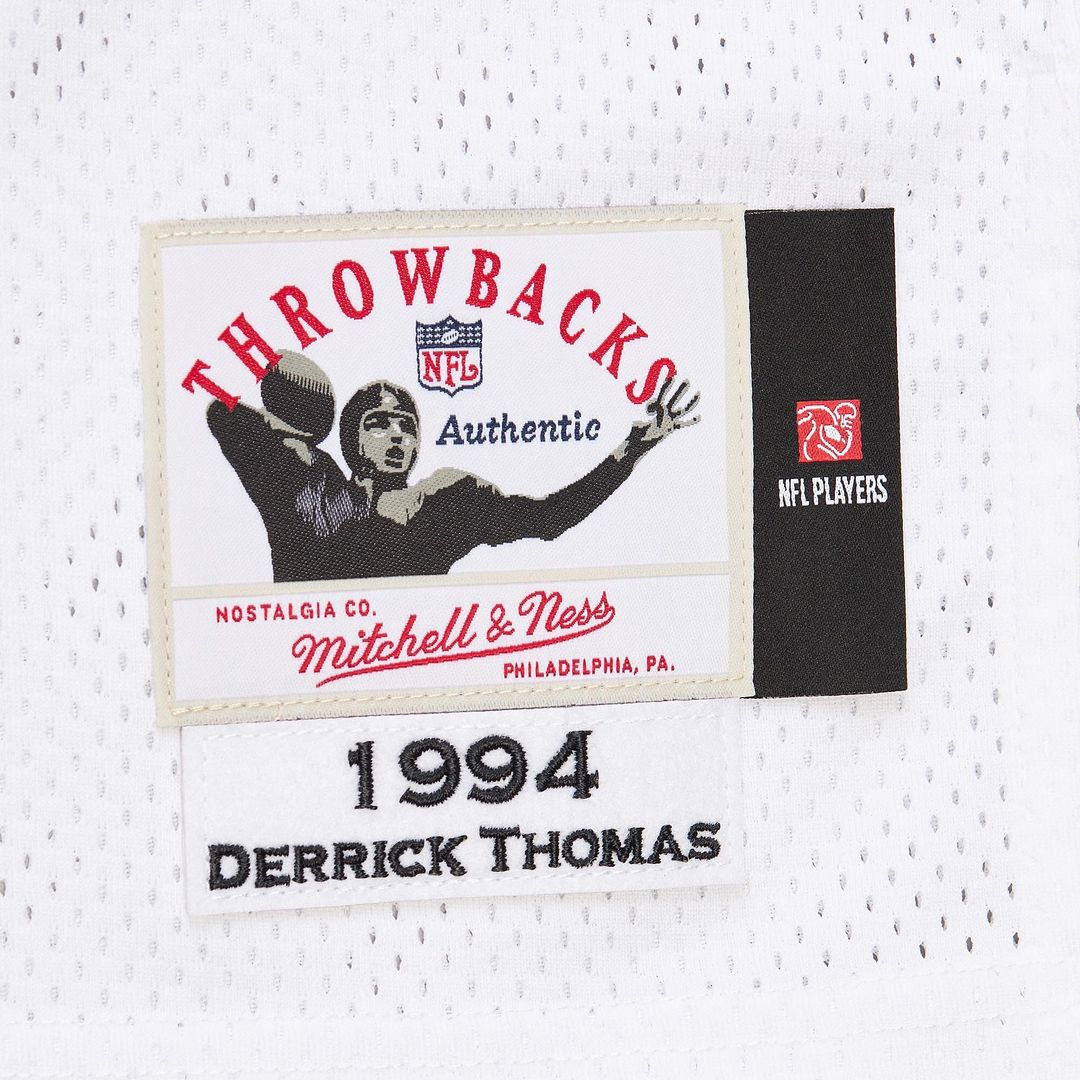 Derrick Thomas Kansas City Chiefs 1994 Authentic Throwback Retired Player Jersey - White