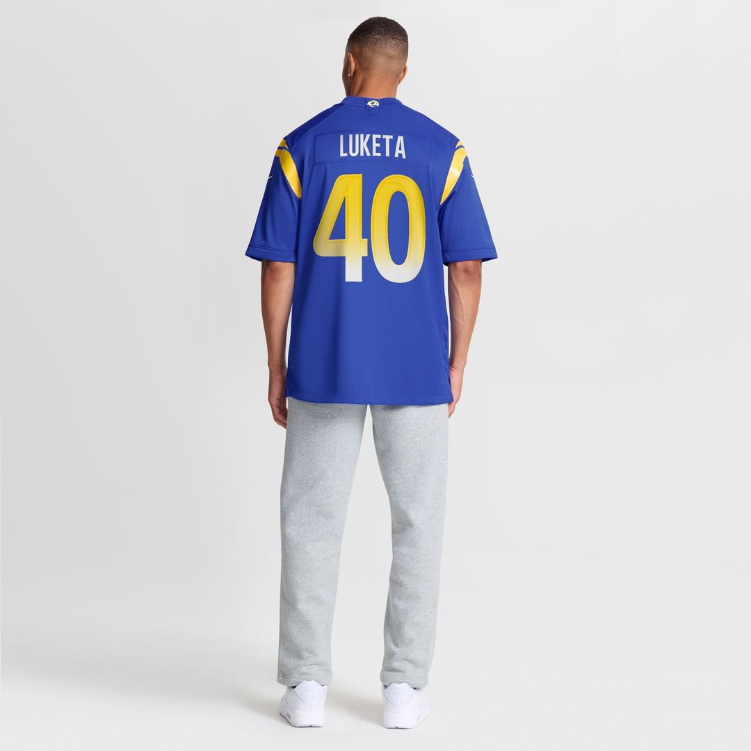 Jesse Luketa Los Angeles Rams Team Game Jersey - Royal