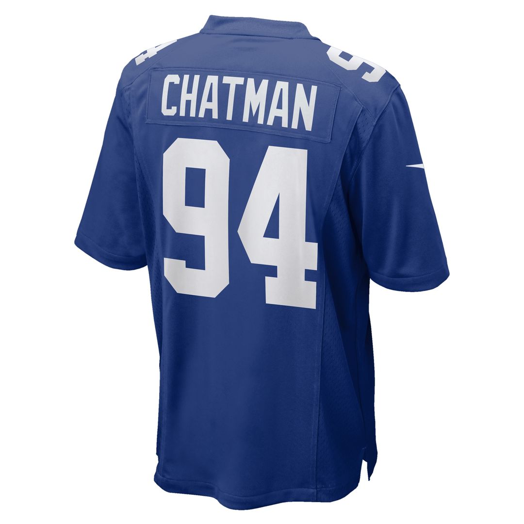 Elijah Chatman New York Giants Team Game Jersey - Royal