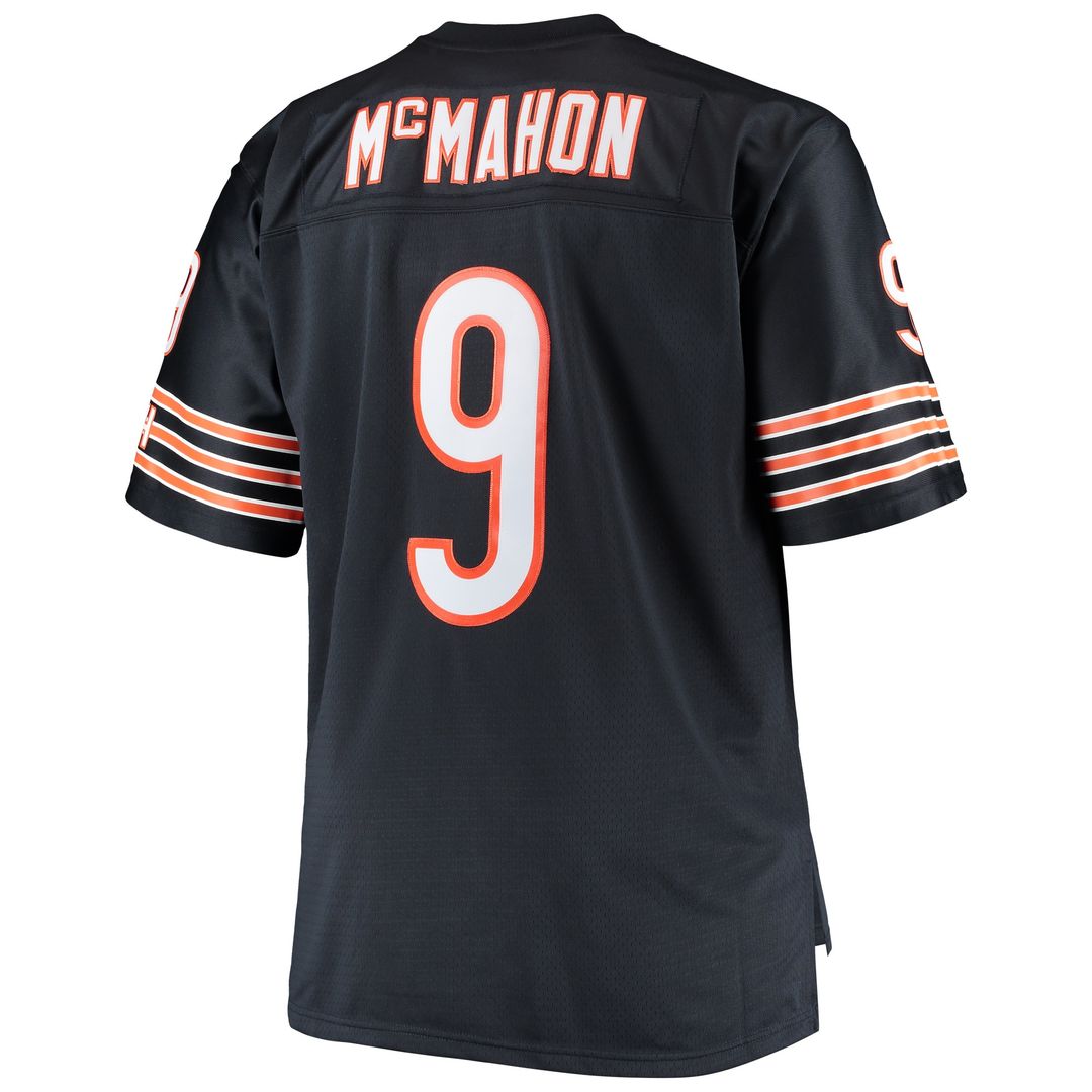 Jim McMahon Chicago Bears Big & Tall 1985 Retired Player Replica Jersey - Navy
