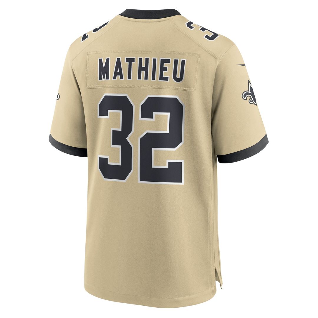 Tyrann Mathieu New Orleans Saints Game Jersey - Black