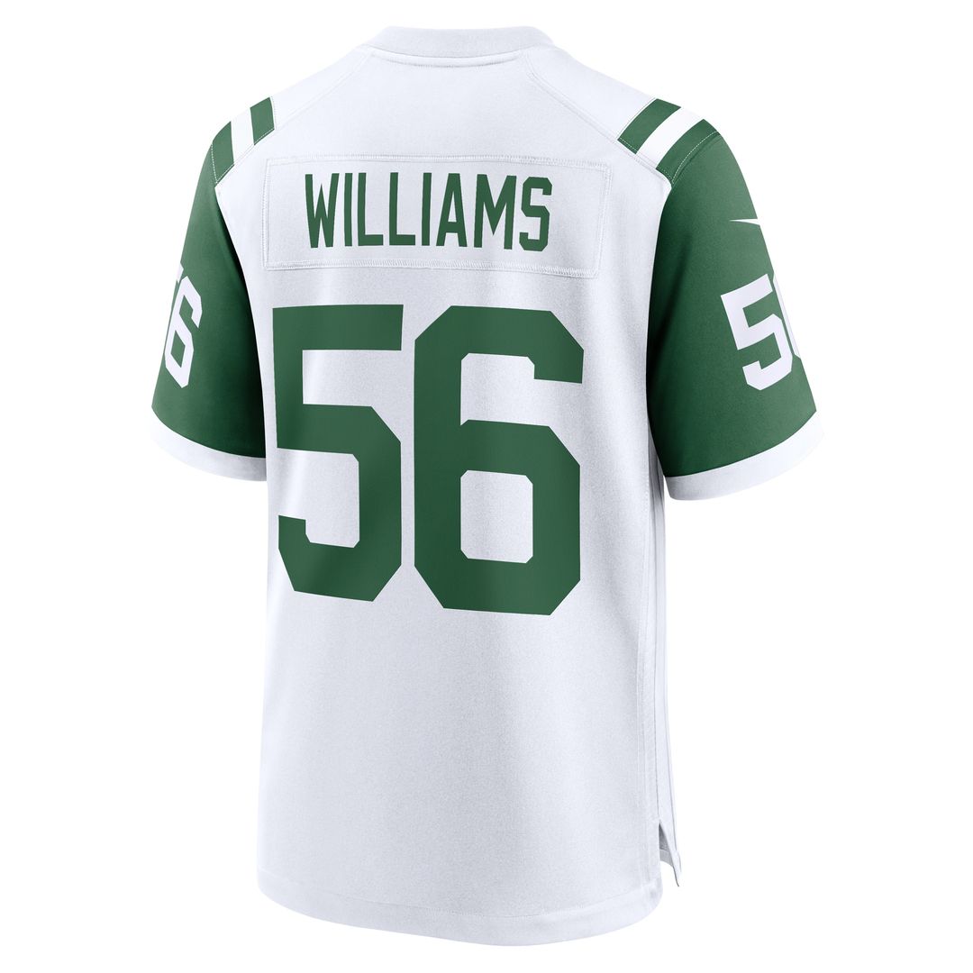 Quincy Williams New York Jets Alternate Game Jersey - White