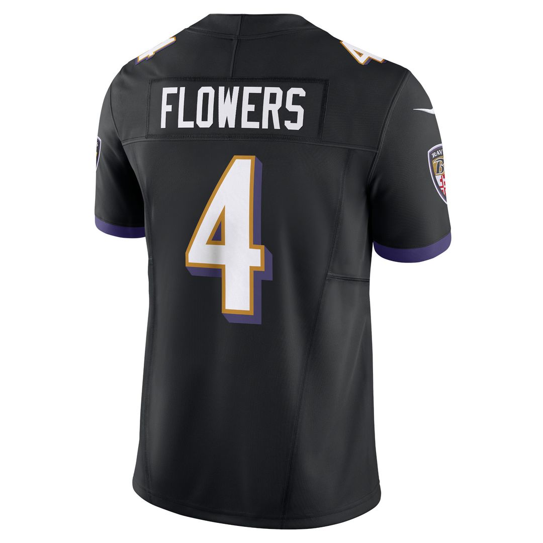 Zay Flowers Baltimore Ravens Vapor F.U.S.E. Limited Jersey - Purple