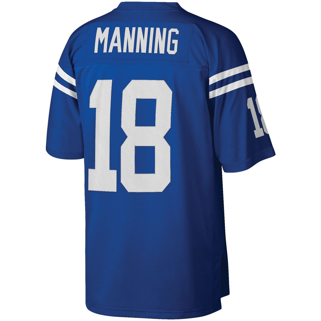 Peyton Manning Indianapolis Colts Big & Tall 1998 Retired Player Replica Jersey - Royal