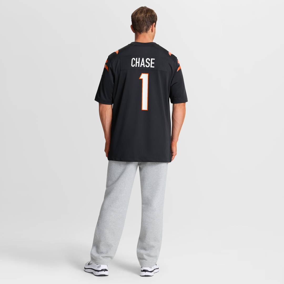 Ja'Marr Chase Cincinnati Bengals Game Jersey - Black