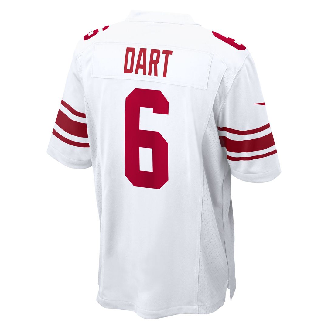 Jaxson Dart New York Giants Alternate Century Red Game Jersey - Red