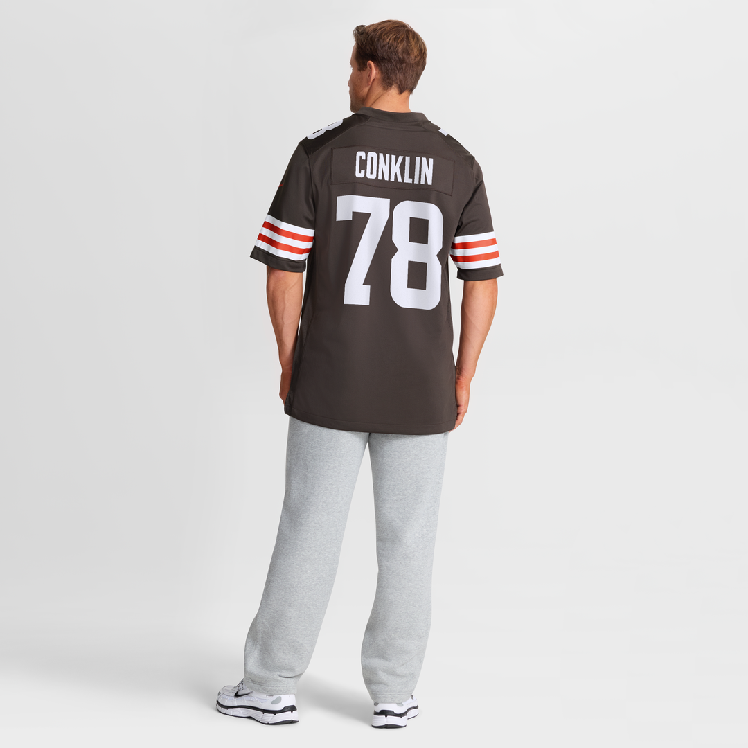 Jack Conklin Cleveland Browns Game Player Jersey - Brown
