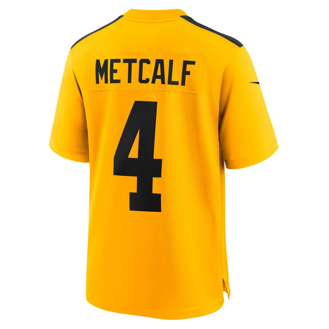 DK Metcalf Pittsburgh Steelers Game Player Jersey - Black