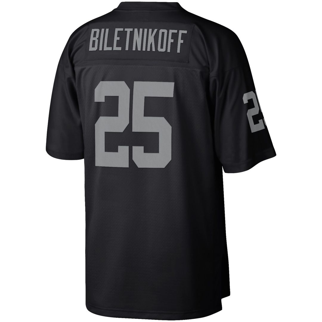 Fred Biletnikoff Las Vegas Raiders Retired Player Legacy Replica Jersey - Black