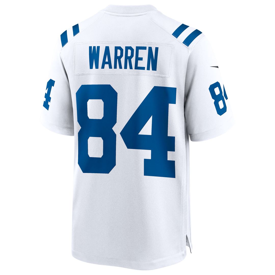Tyler Warren Indianapolis Colts Team Game Jersey - Royal
