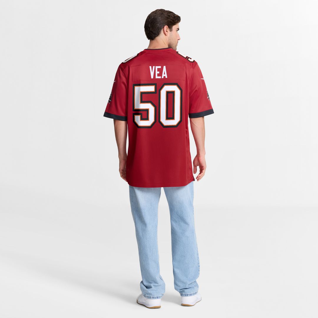 Vita Vea Tampa Bay Buccaneers White Game Jersey - White