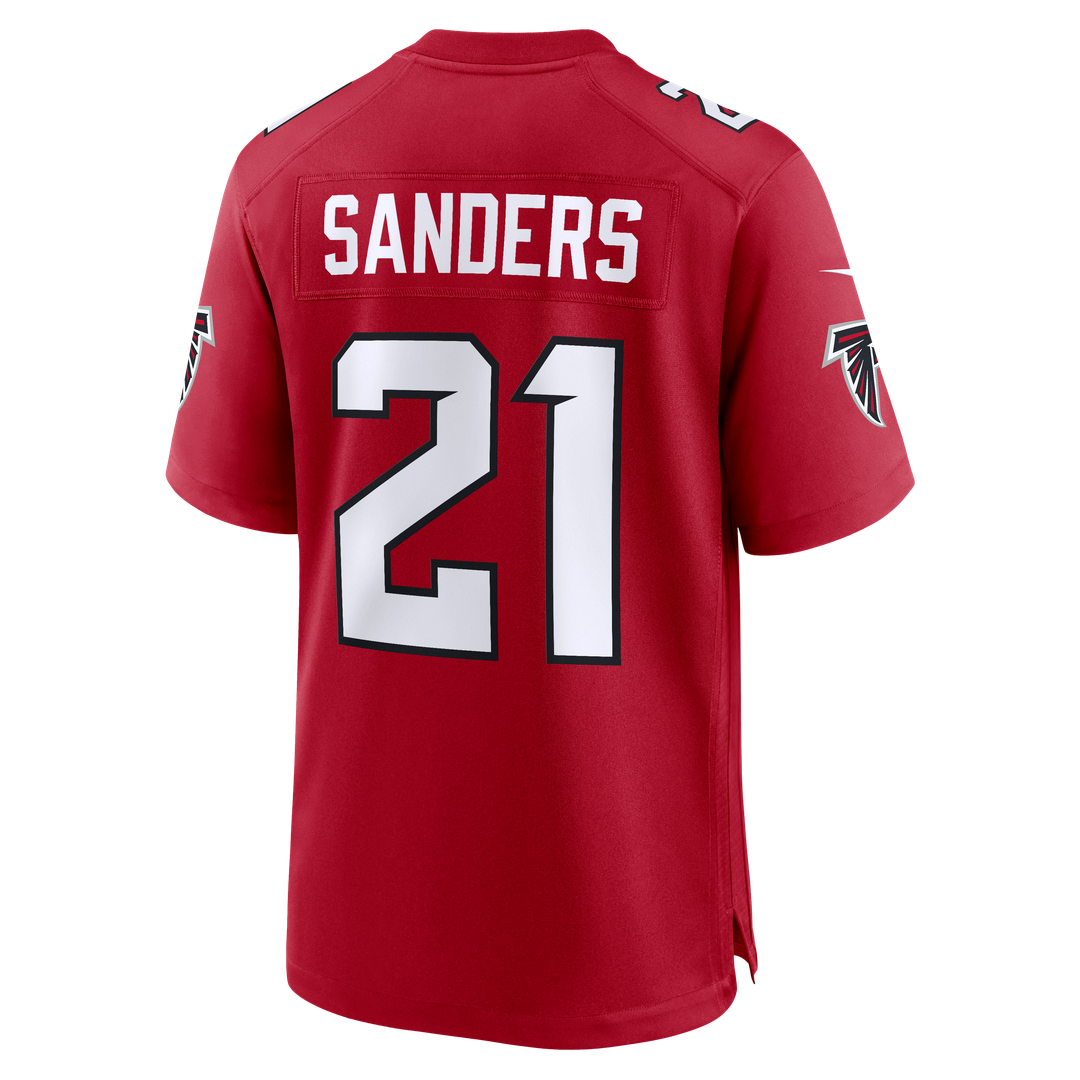 Deion Sanders Atlanta Falcons Retired Player Game Jersey - White