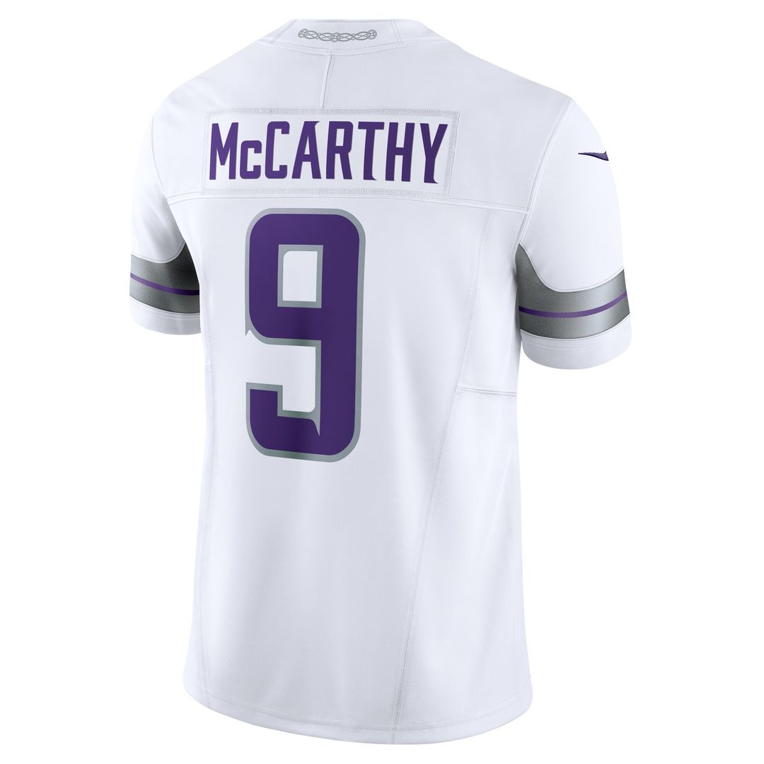 J.J. McCarthy Minnesota Vikings Vapor F.U.S.E. Limited Jersey - Purple