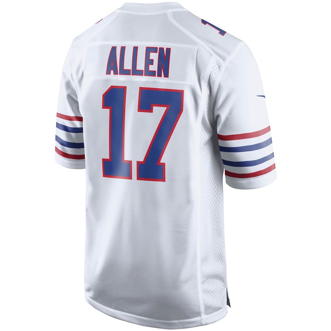 Josh Allen Buffalo Bills Alternate Game Player Jersey - White