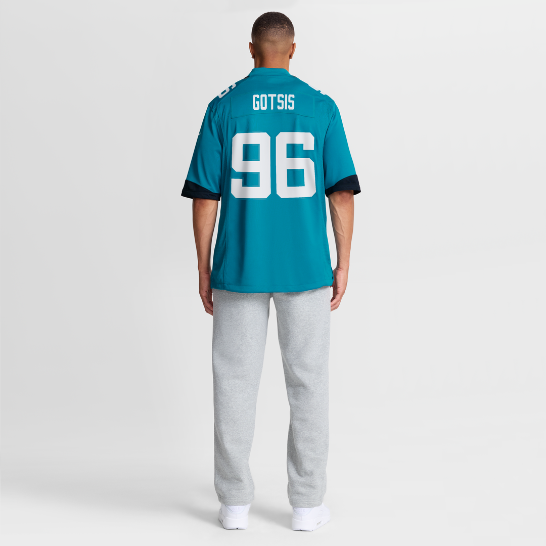 Adam Gotsis Jacksonville Jaguars Game Jersey - Teal