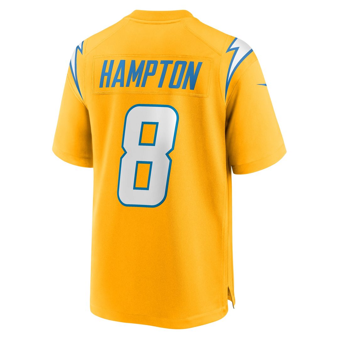 Omarion Hampton Los Angeles Chargers Alternate Super Chargers Game Player Jersey - Navy
