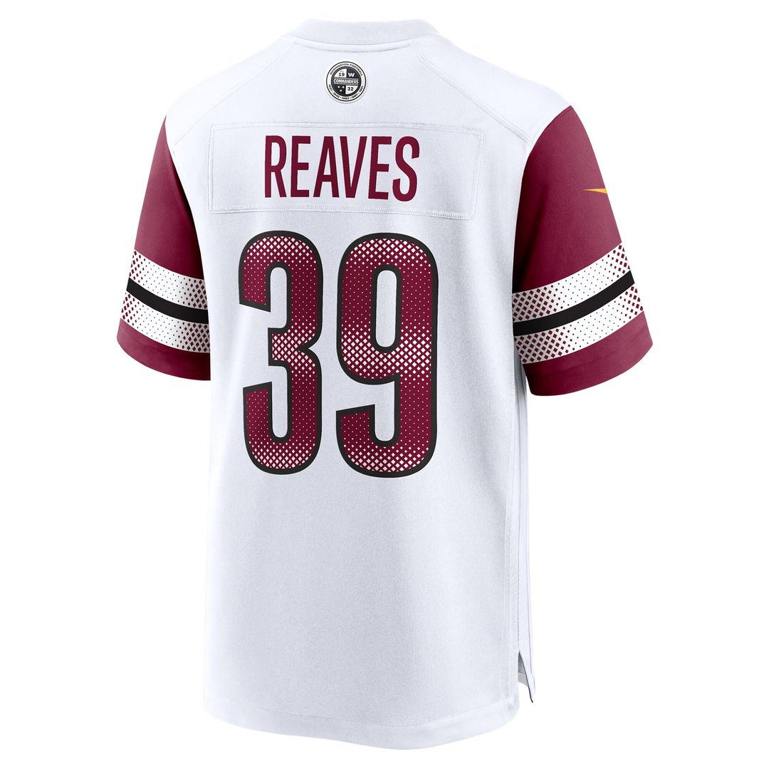 Jeremy Reaves Washington Commanders Game Jersey - Burgundy
