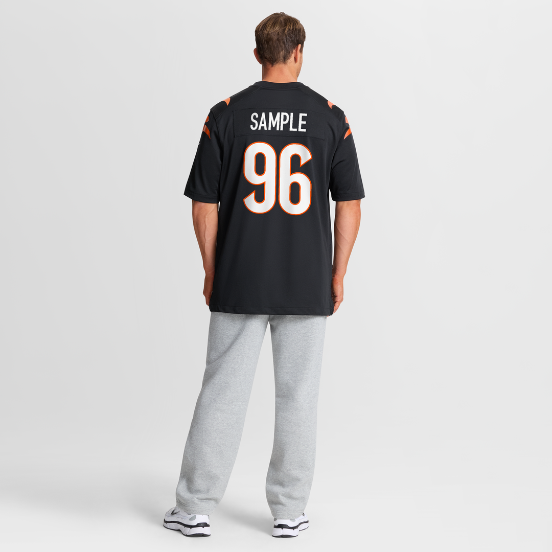 Cam Sample Cincinnati Bengals Game Jersey - Black