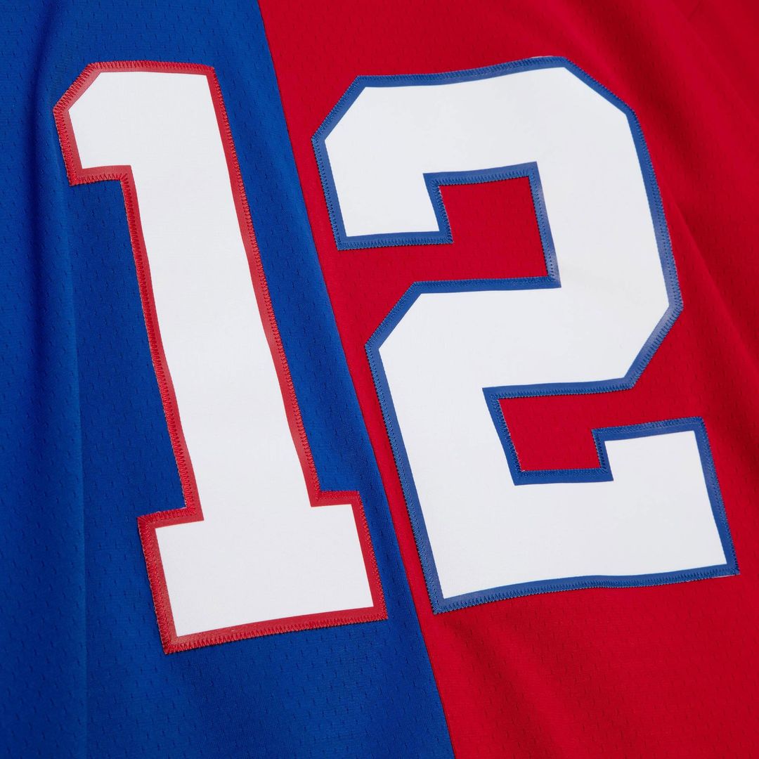 Jim Kelly Buffalo Bills 1990 Split Legacy Replica Jersey - Royal/Red