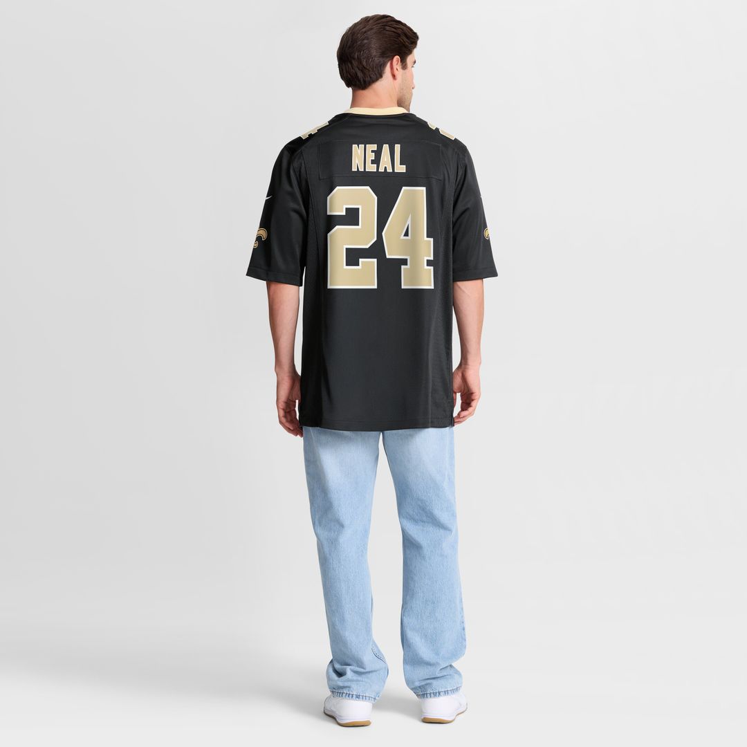 Devin Neal New Orleans Saints Team Game Jersey - Black