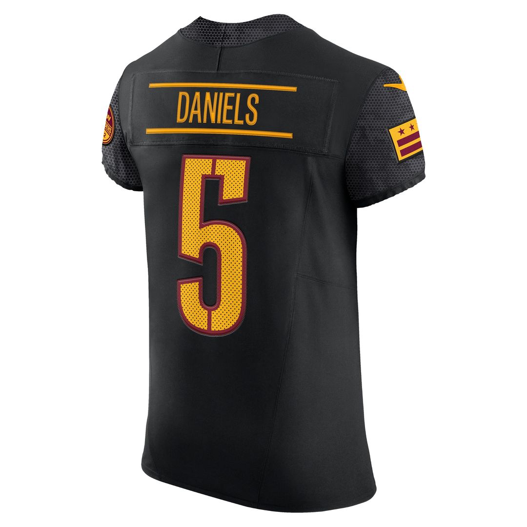 Jayden Daniels Washington Commanders Team Vapor F.U.S.E. Elite Jersey - Burgundy