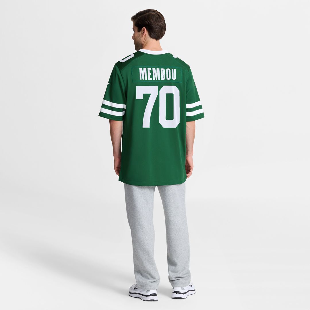 Armand Membou New York Jets Team Game Jersey - Green