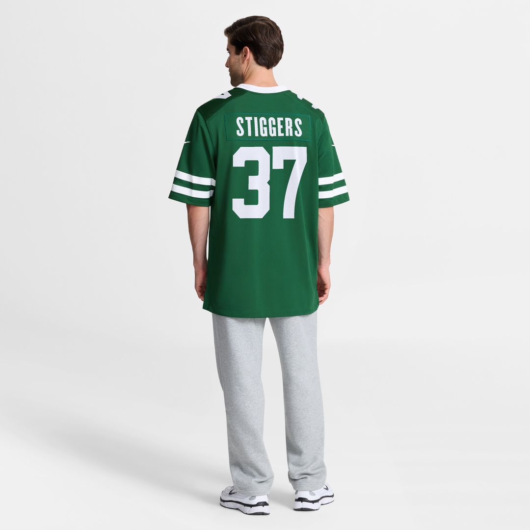 Qwan'tez Stiggers New York Jets Team Game Jersey - Legacy Green