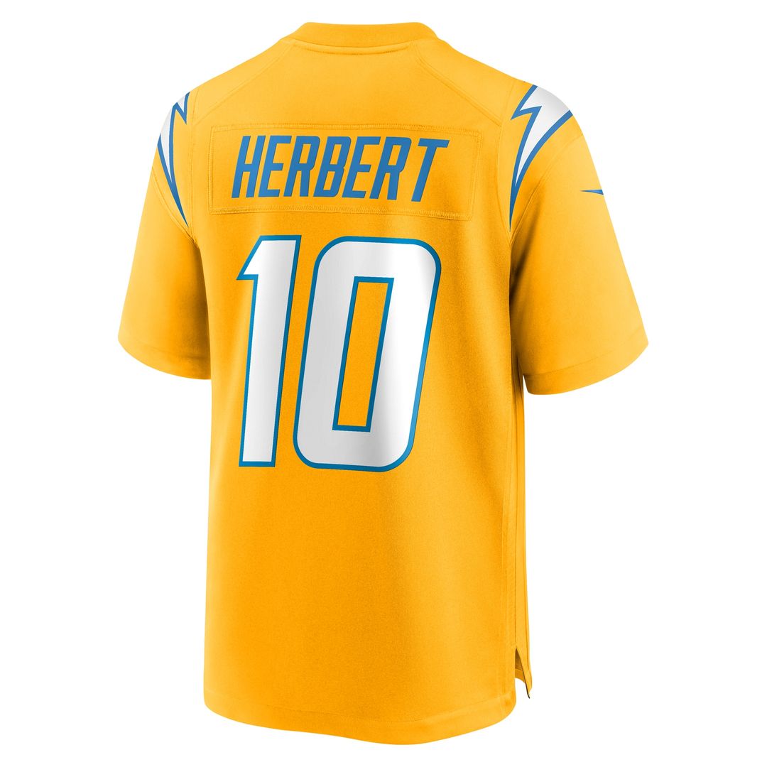 Justin Herbert Los Angeles Chargers Player Game Jersey - Powder Blue