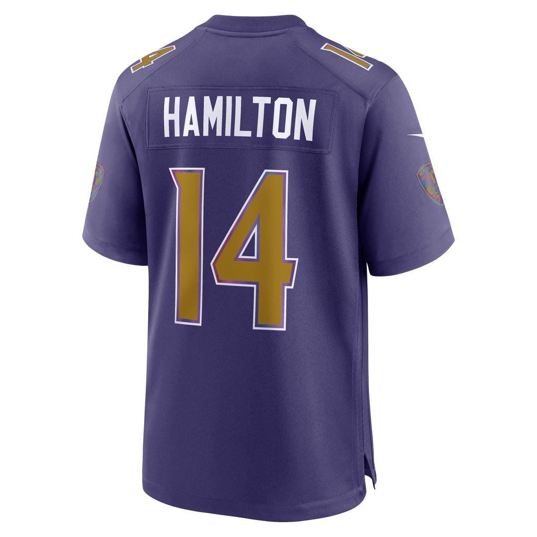 Kyle Hamilton Baltimore Ravens Game Jersey - White