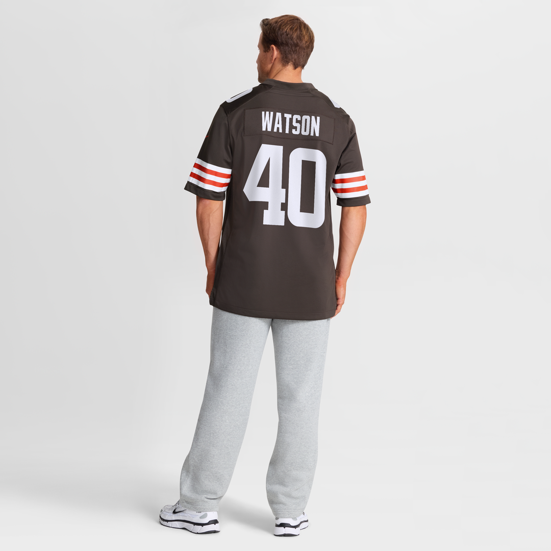 Nathaniel Watson Cleveland Browns Team Game Jersey - Brown