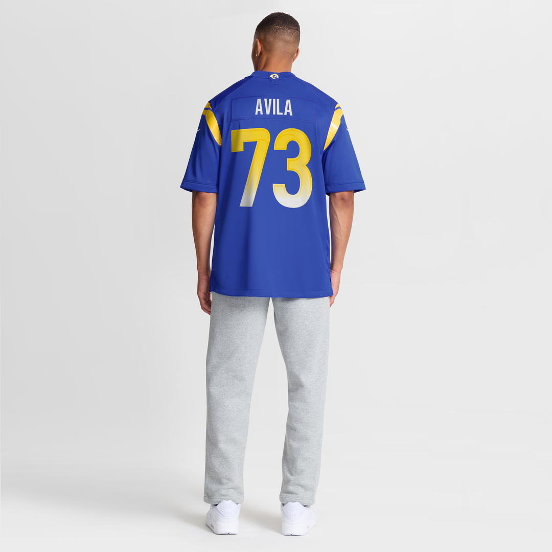 Steve Avila Los Angeles Rams Home Game Jersey - Royal