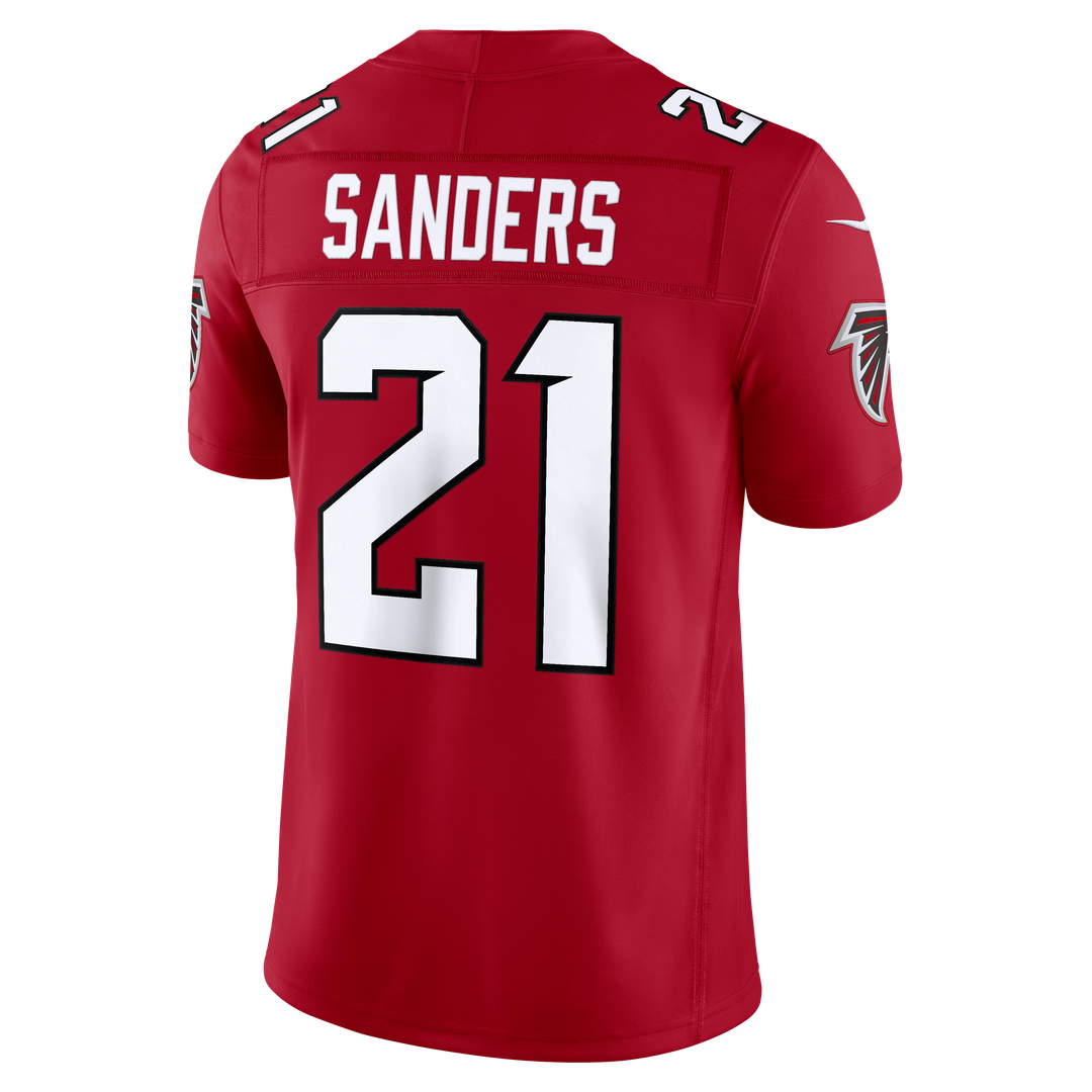 Deion Sanders Atlanta Falcons Vapor F.U.S.E. Stitched Retired Limited Jersey - Red
