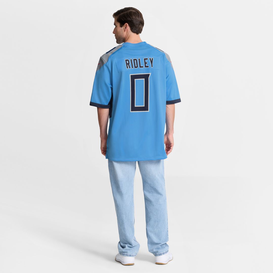 Calvin Ridley Tennessee Titans Game Player Jersey - Navy