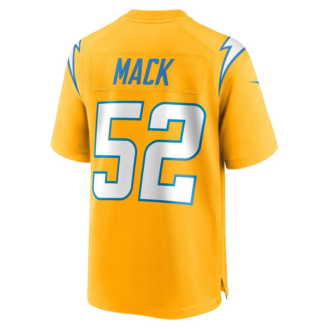 Khalil Mack Los Angeles Chargers Alternate Super Chargers Game Player Jersey - Navy