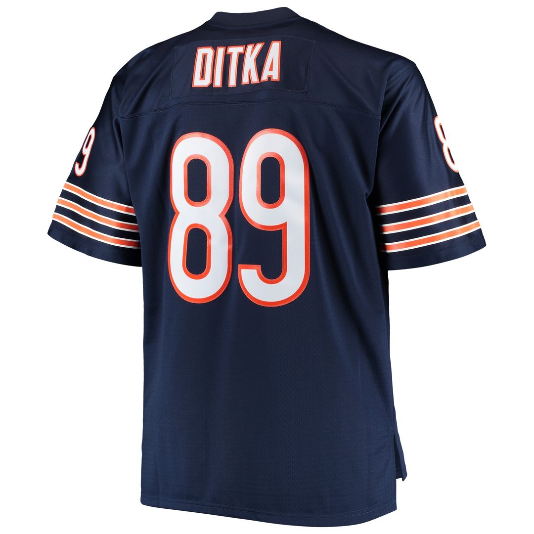 Mike Ditka Chicago Bears Big & Tall 1966 Retired Player Replica Jersey - Navy