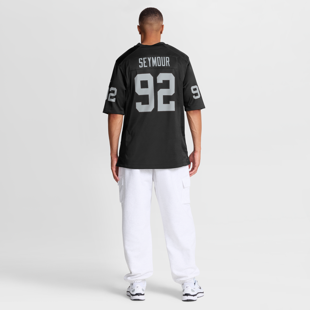 Richard Seymour Las Vegas Raiders Retired Player Game Jersey - Black
