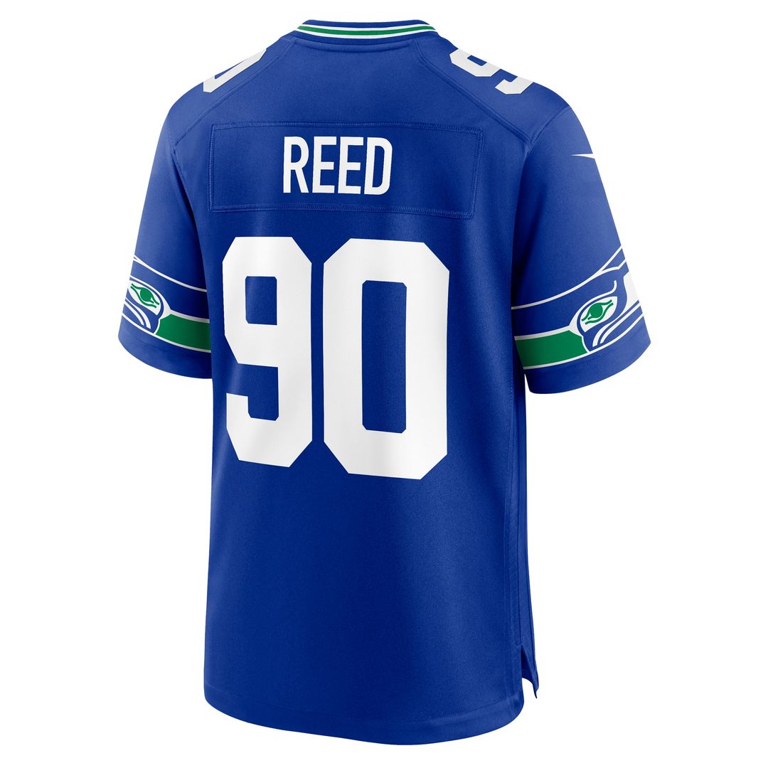 Jarran Reed Seattle Seahawks Game Jersey - College Navy