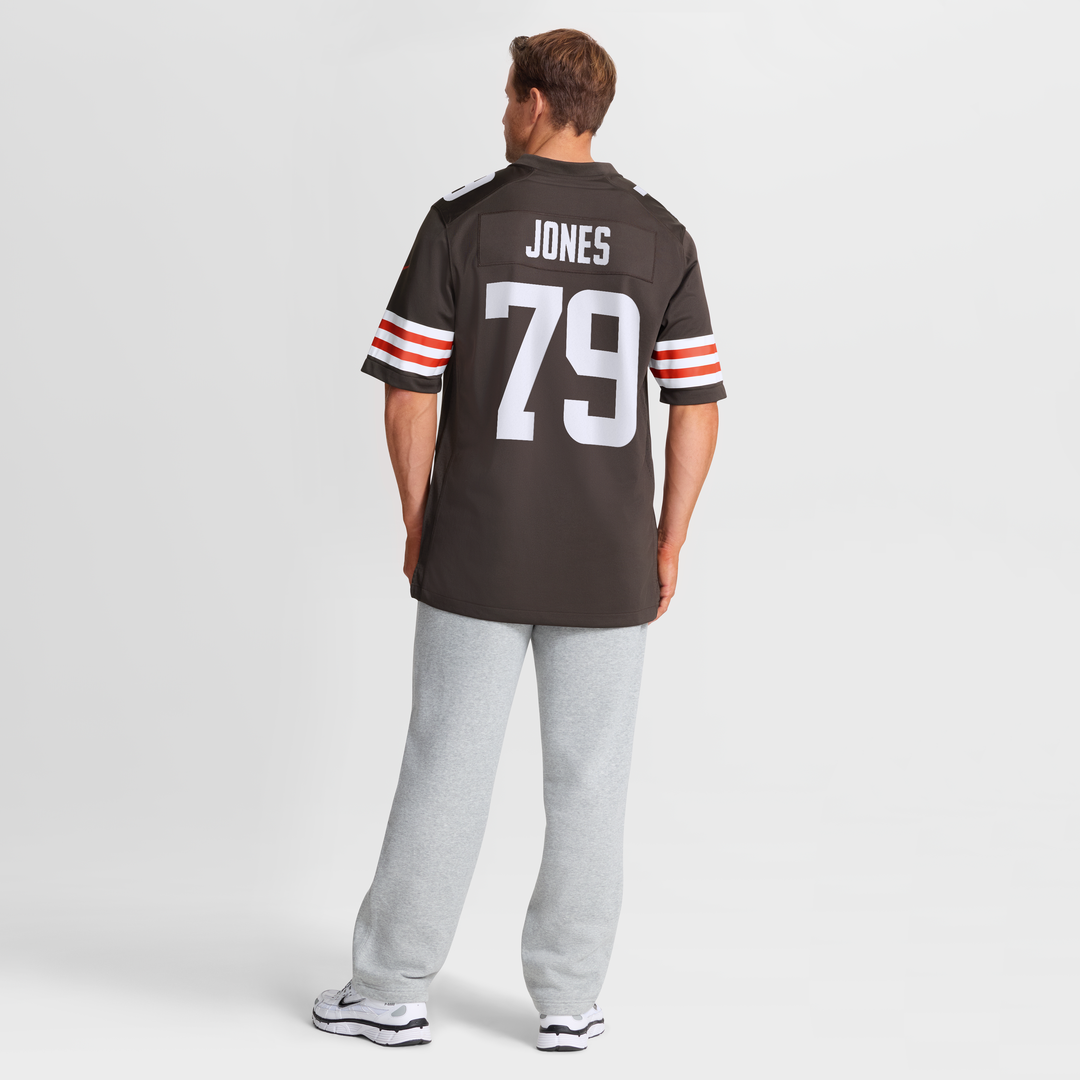 Dawand Jones Cleveland Browns Team Game Jersey - Brown