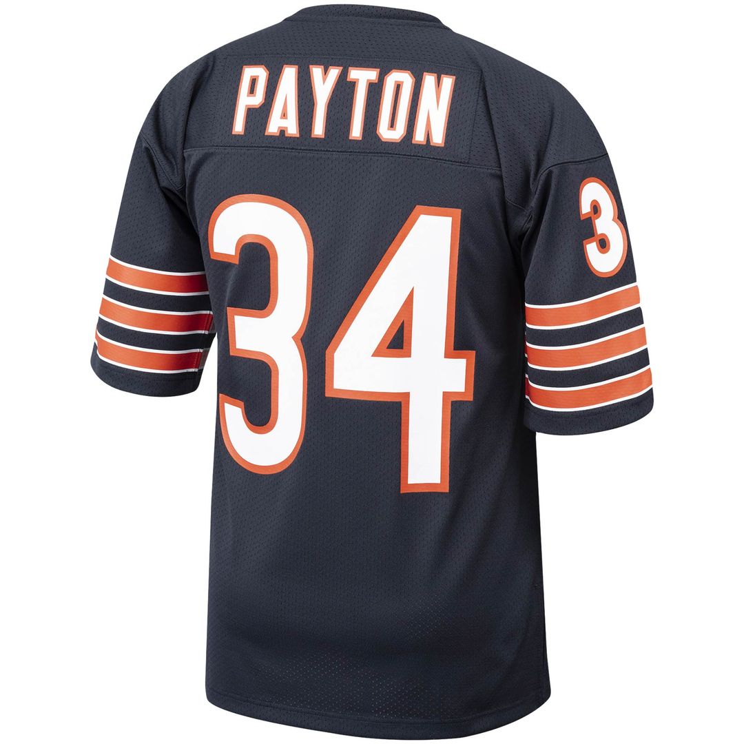 Walter Payton Chicago Bears 1985 Authentic Throwback Retired Player Jersey - Navy
