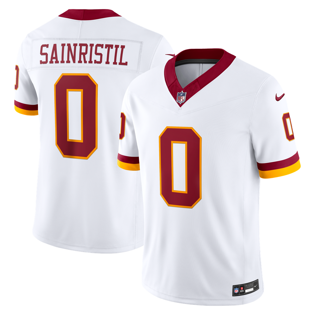 Mike Sainristil Washington Commanders Team Vapor F.U.S.E. Stitched Limited Jersey - Burgundy