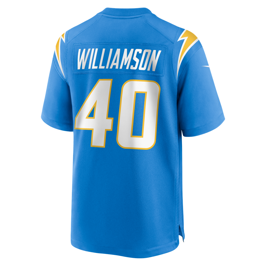 Kendall Williamson Los Angeles Chargers Team Game Jersey - Powder Blue