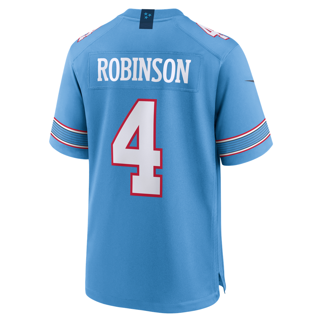 Wan'Dale Robinson Tennessee Titans Team Game Jersey - Light Blue