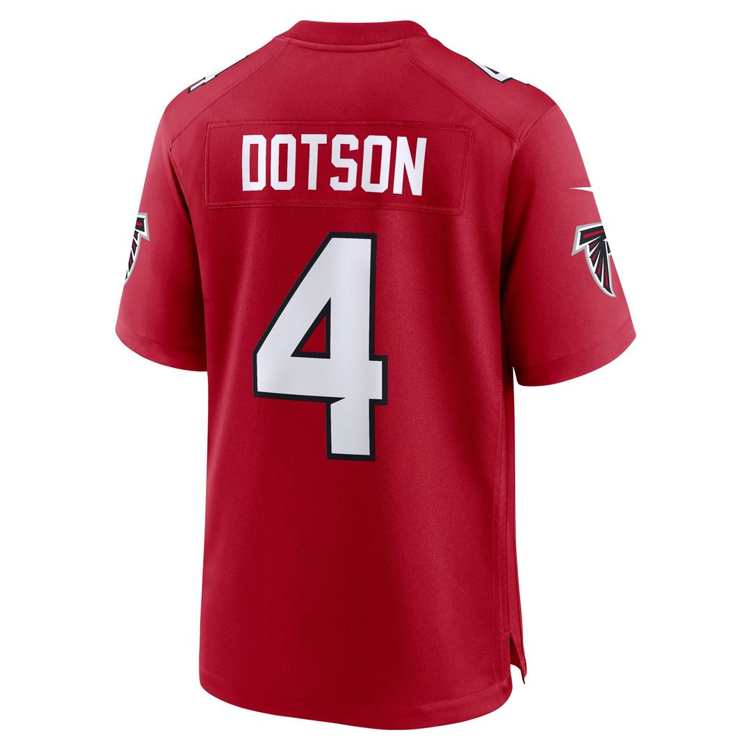 Jahan Dotson Atlanta Falcons Team Game Jersey - Red